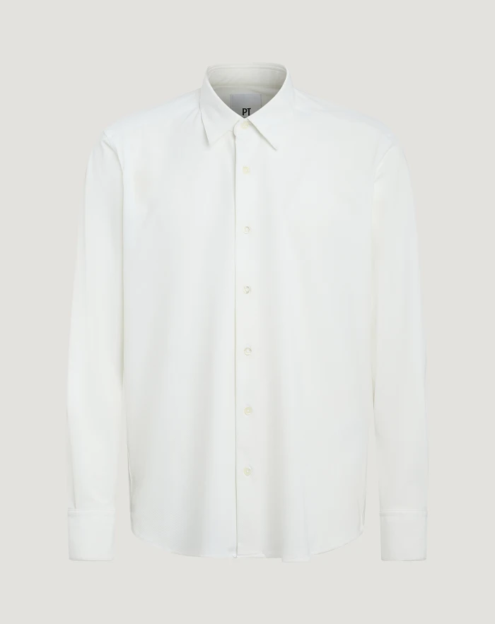 Shirt in active piquet