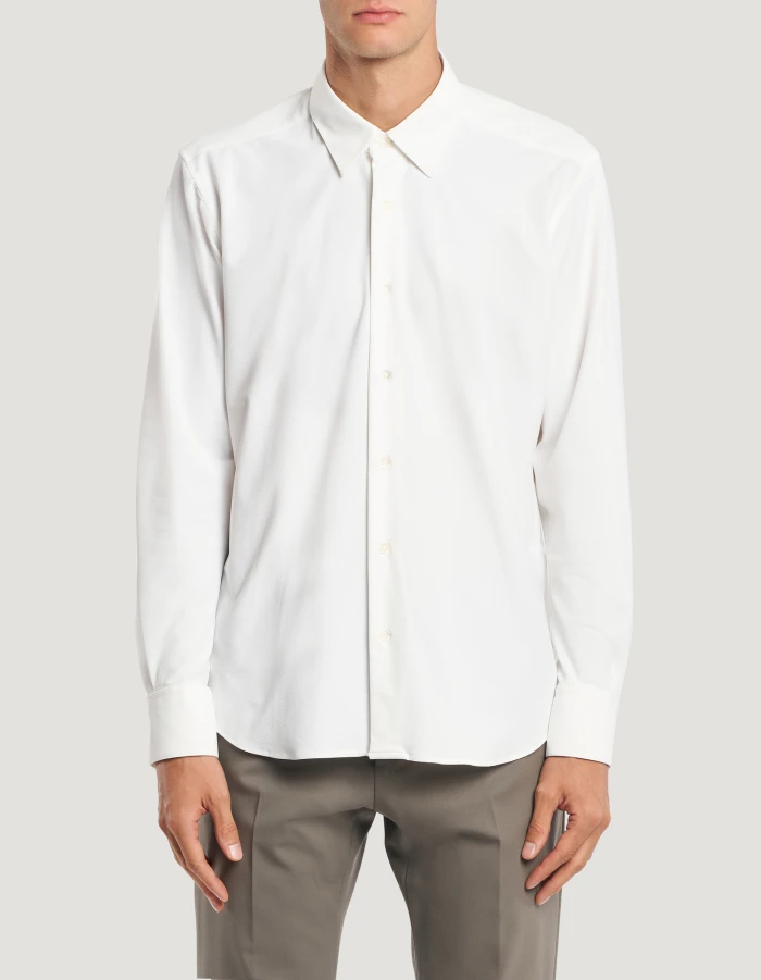 Shirt in active piquet