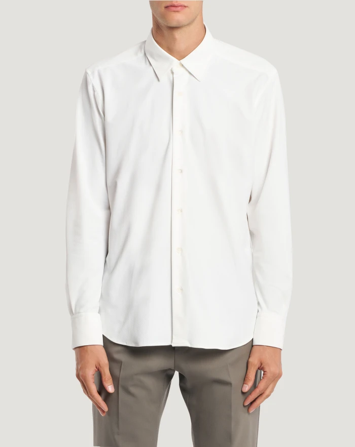 Shirt in active piquet