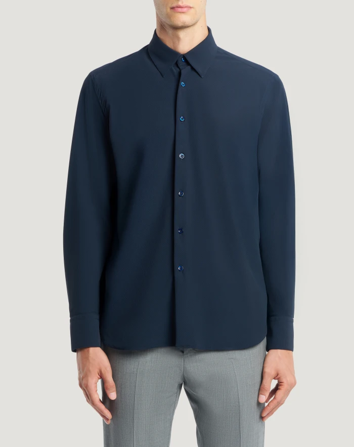 Shirt in active piquet