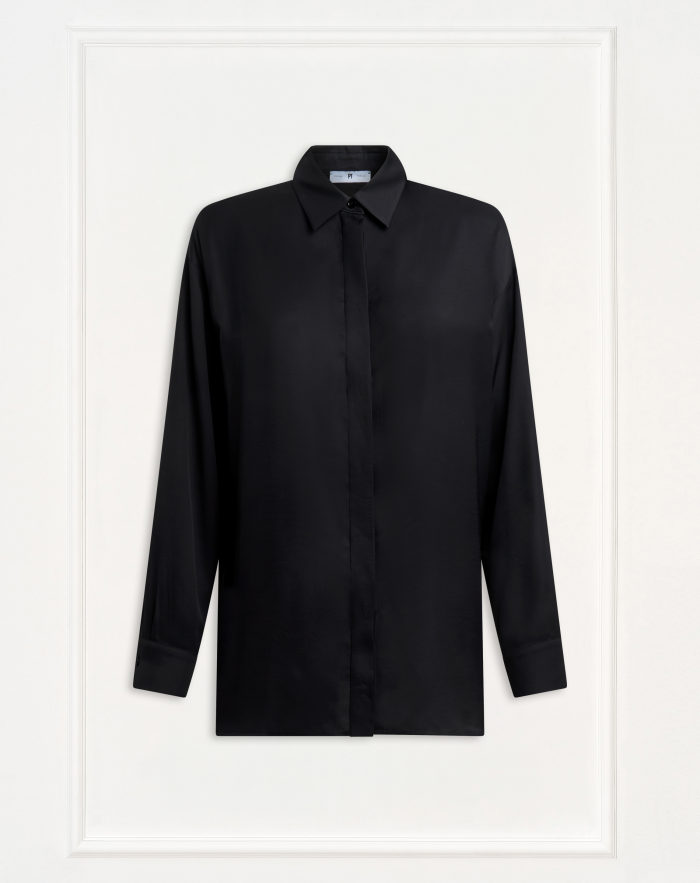 Camille shirt in fluid twill