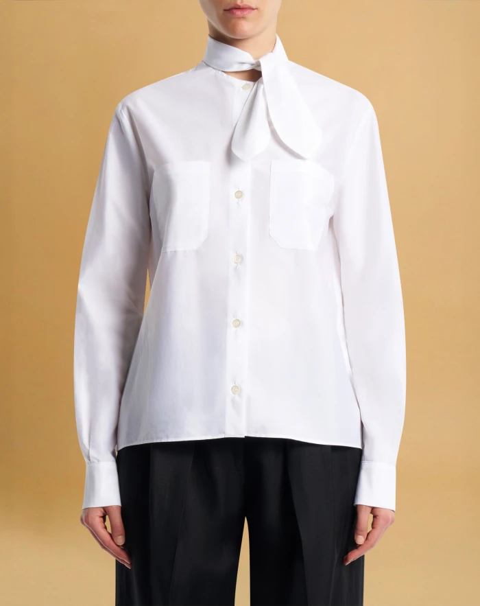Viola stretch poplin shirt
