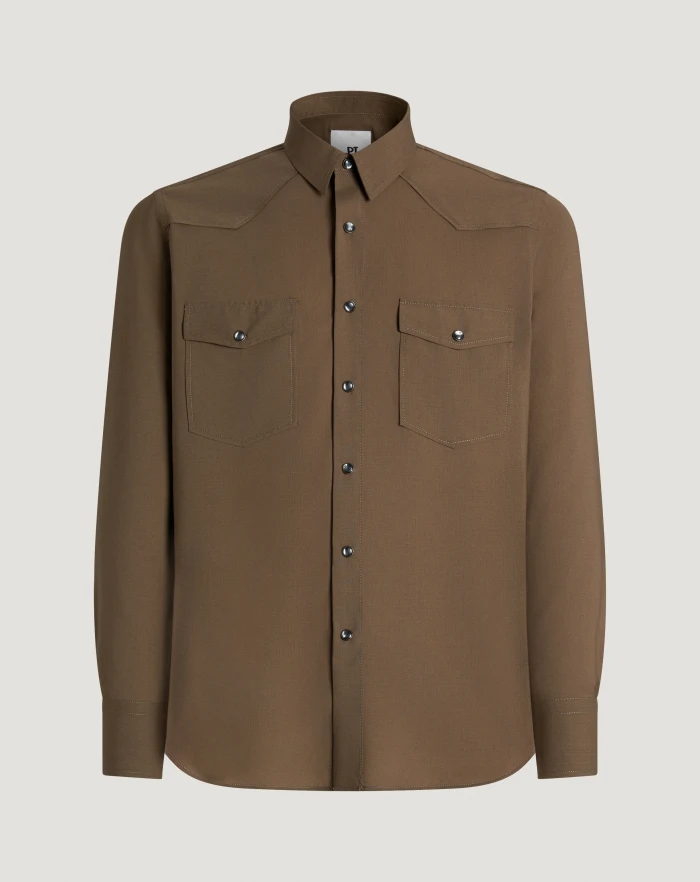 Wool shirt