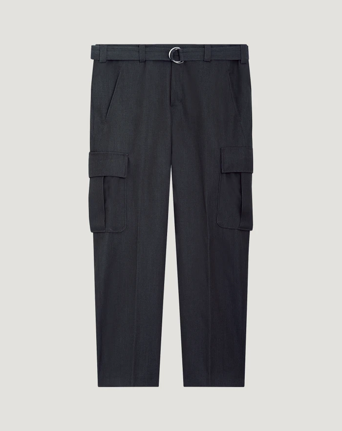 Hunter trousers in wool and cotton