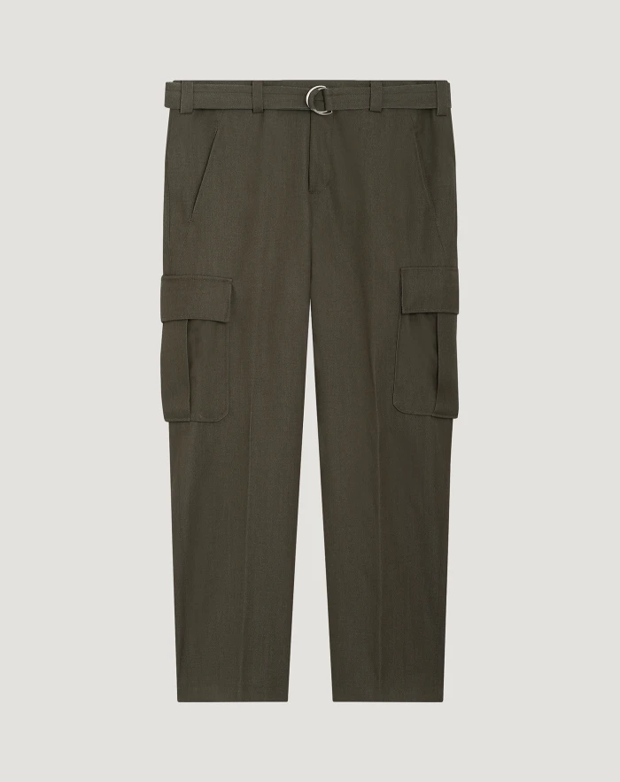 Hunter trousers in wool and cotton