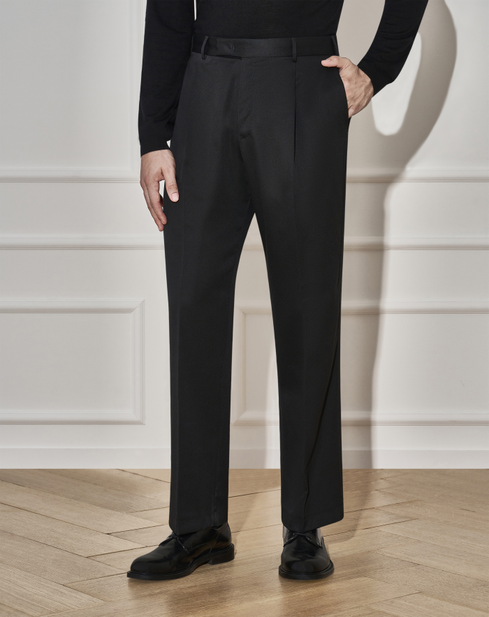 Quindici trousers in wool drill