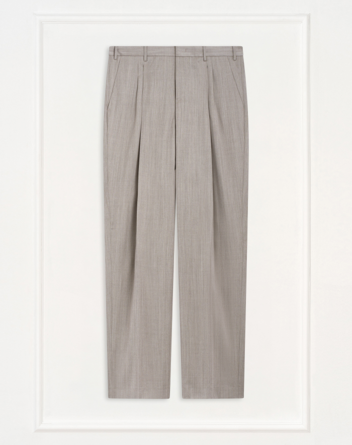 Samuel trousers in herringbone wool