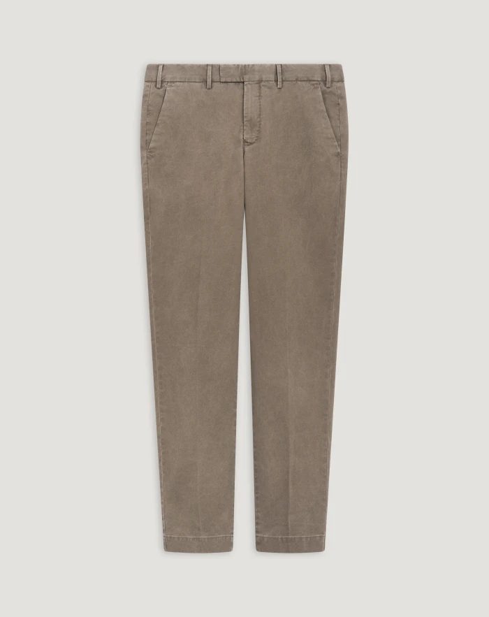 Master trousers in délavé tricotine