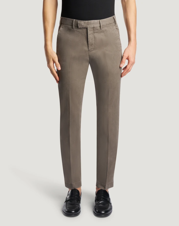 Master trousers in délavé tricotine