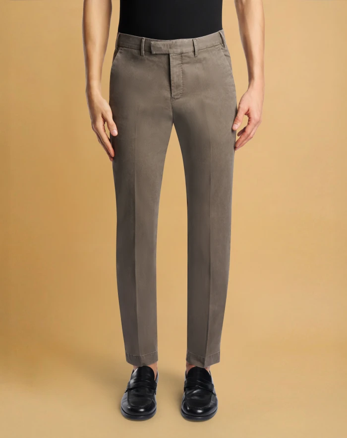 Master trousers in délavé tricotine