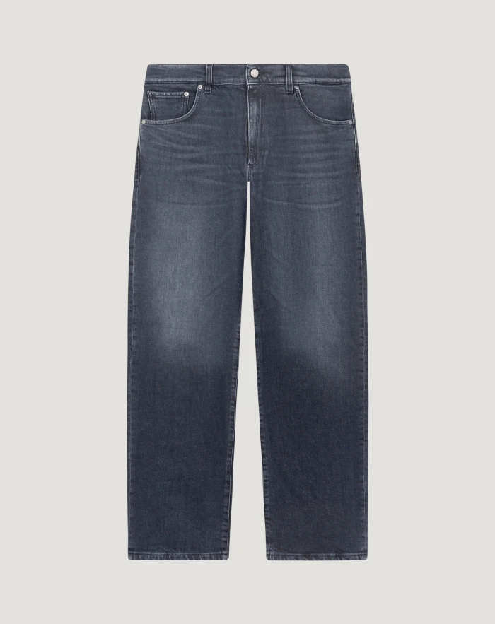 Jeans Rap aus schwarzem Stretch-Denim