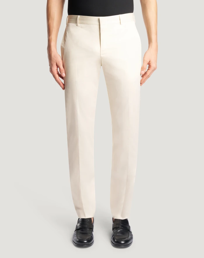 Epsilon cotton twill trousers