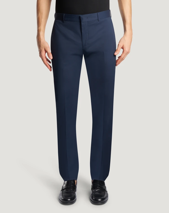 Epsilon cotton twill trousers