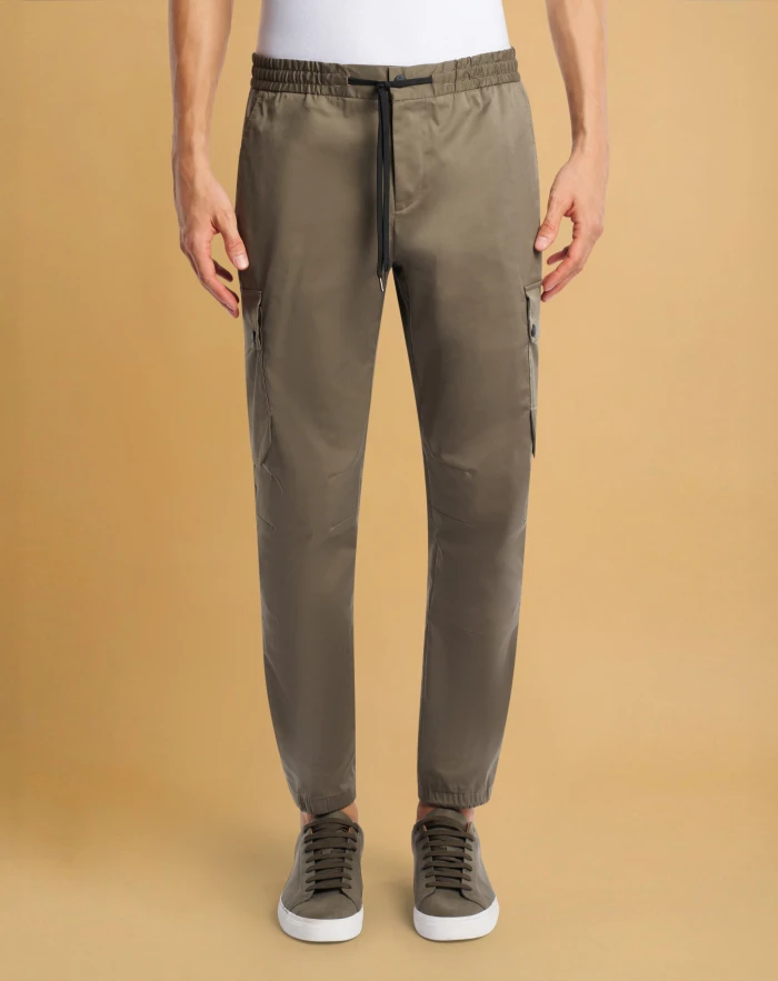 Eta trousers in techno poplin