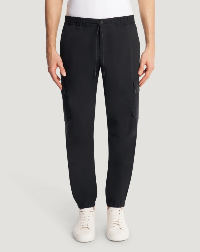 Eta trousers in techno poplin