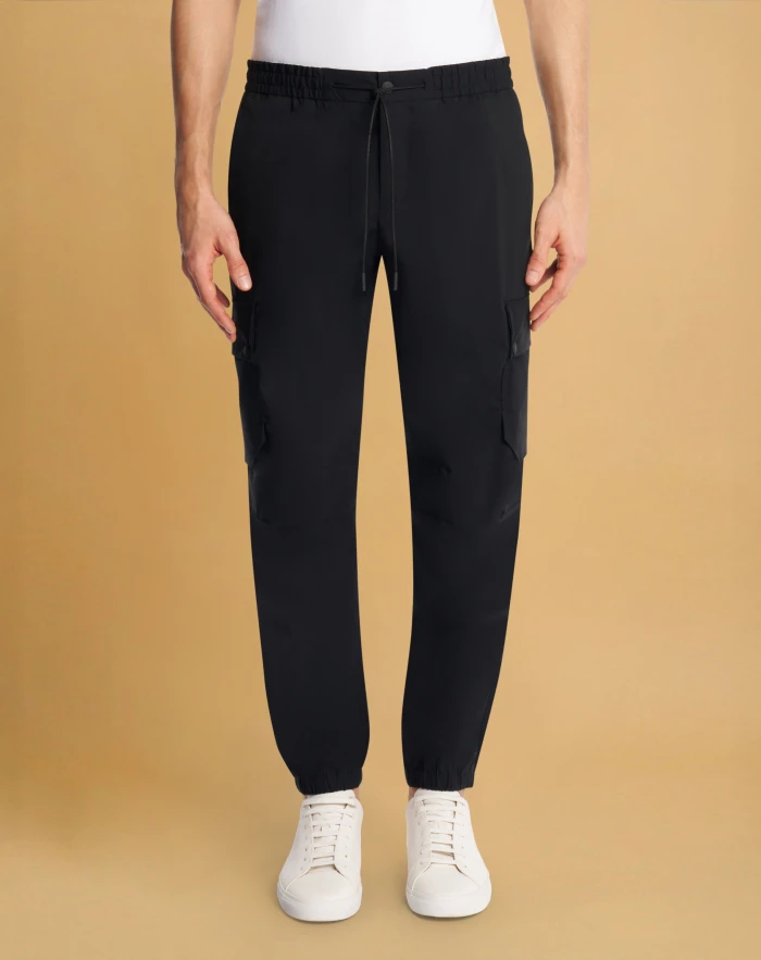 Eta trousers in techno poplin