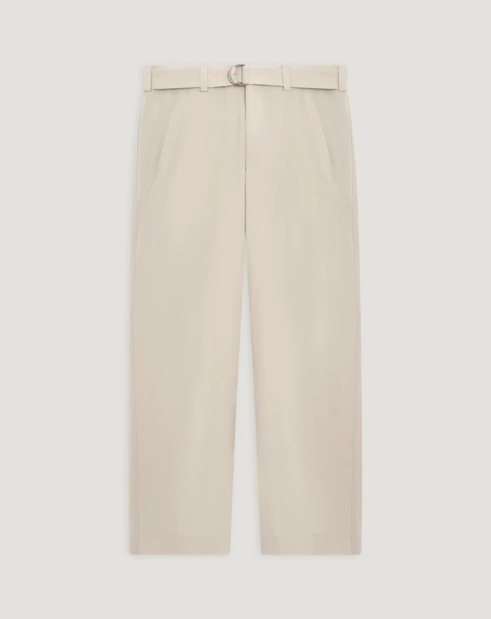 Pantaloni Wide in lana deluxe