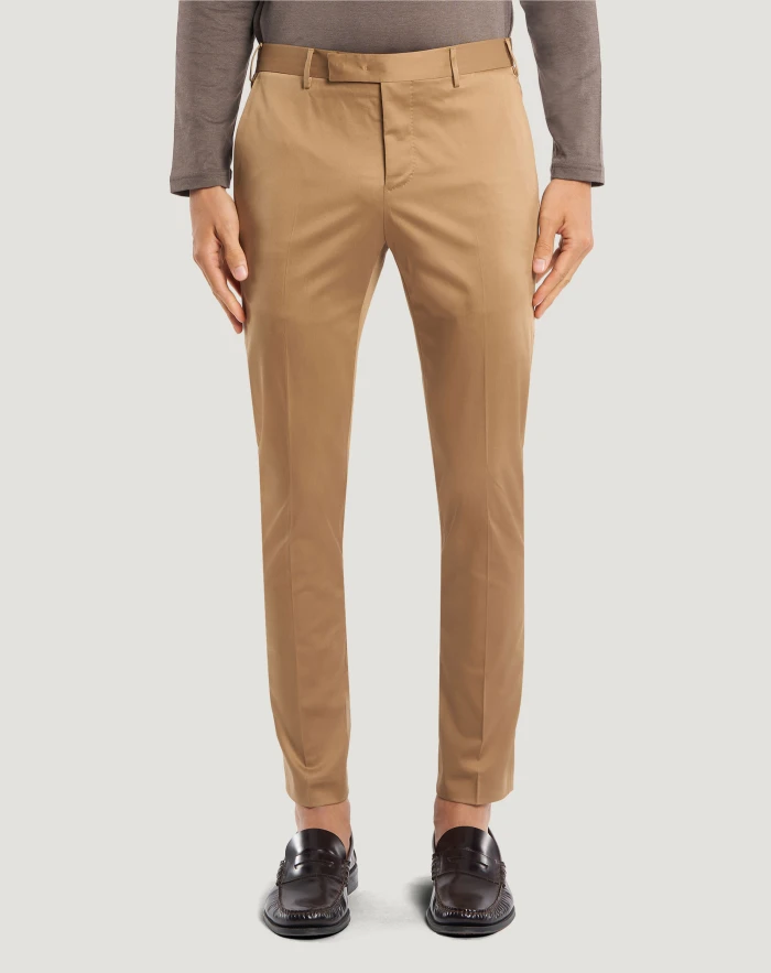 Dieci stretch satin trousers