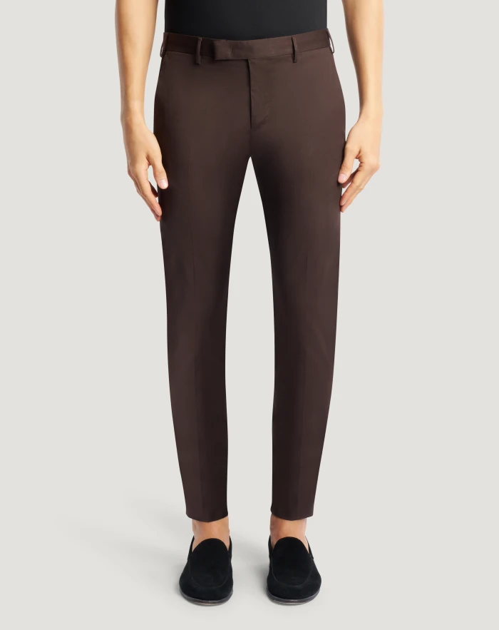 Dieci trousers in stretch twill