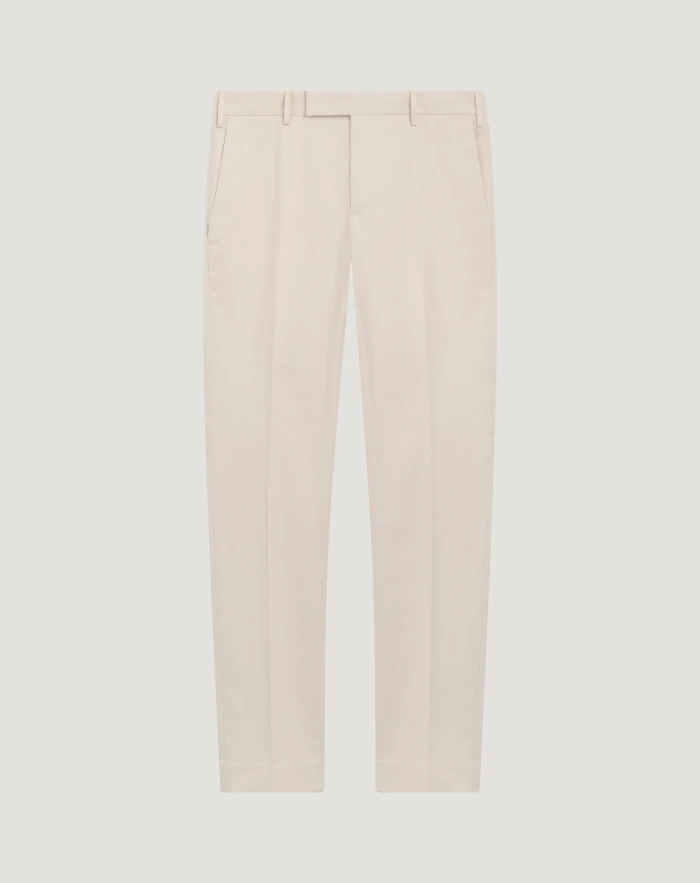 Pantaloni Dieci in gabardina stretch