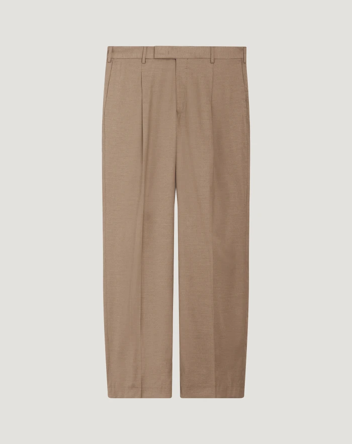 Quindici trousers in stretch wool twill