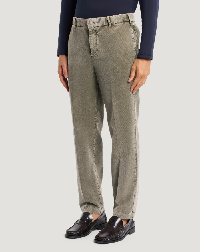 Mads trousers in stretch velvet