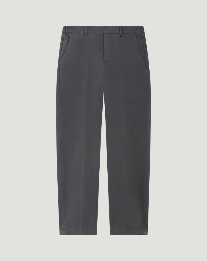 Master stretch satin trousers