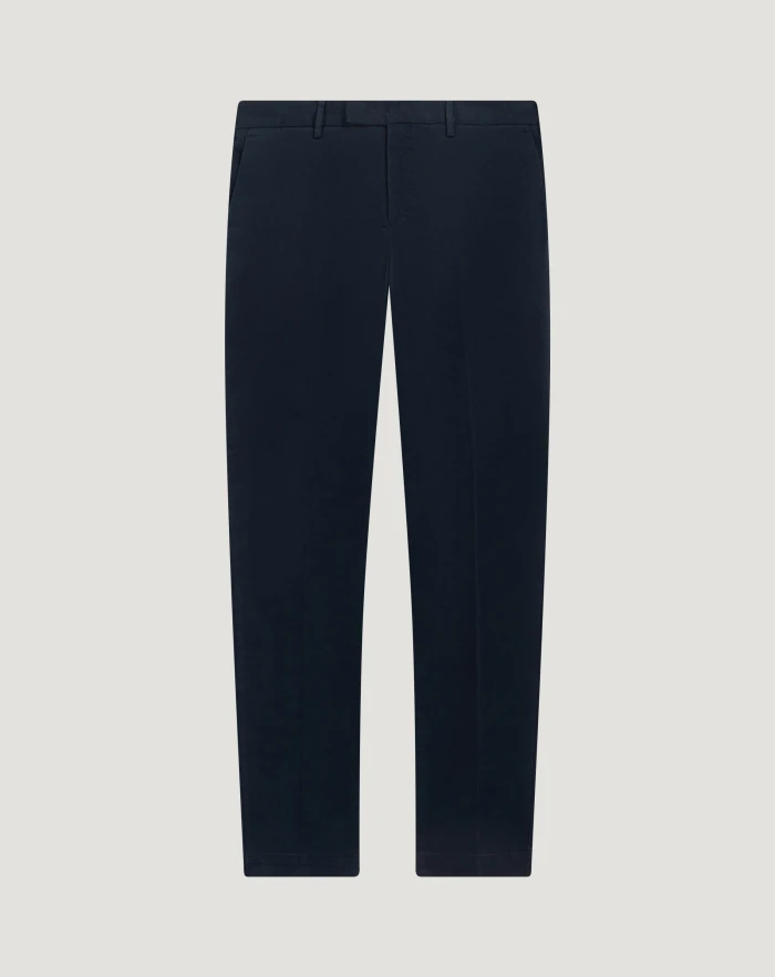 Master stretch satin trousers