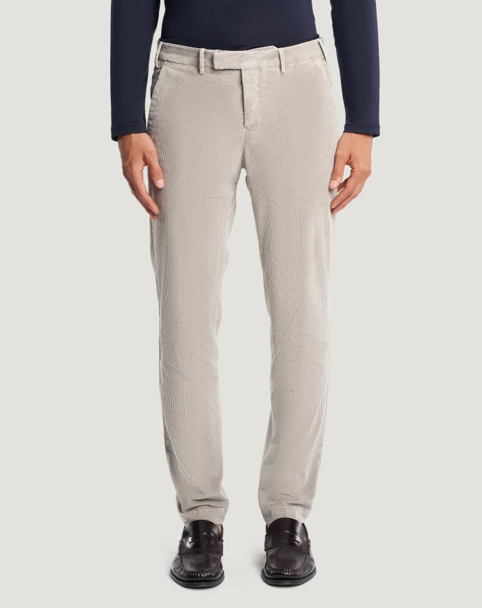 Master trousers in stretch velvet