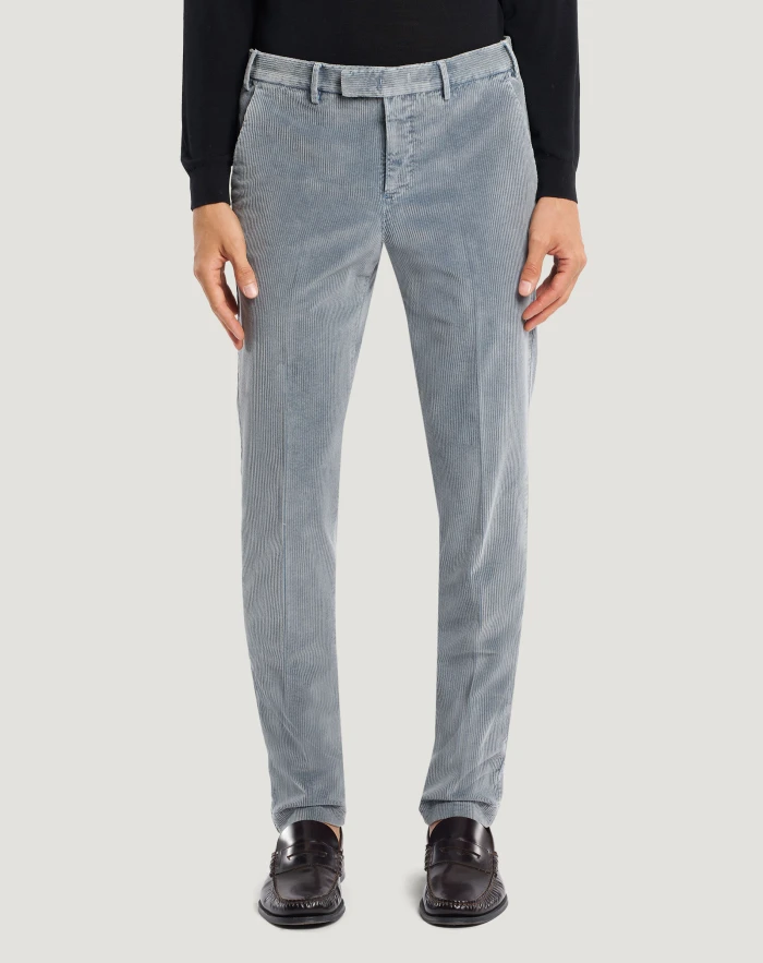 Master trousers in stretch velvet