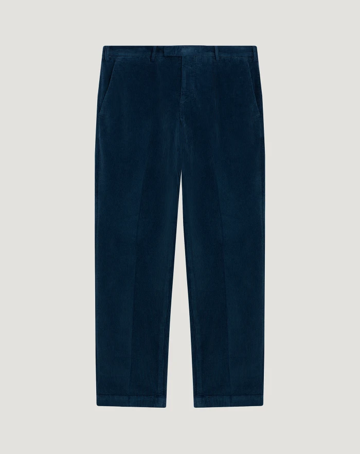 Master trousers in stretch velvet
