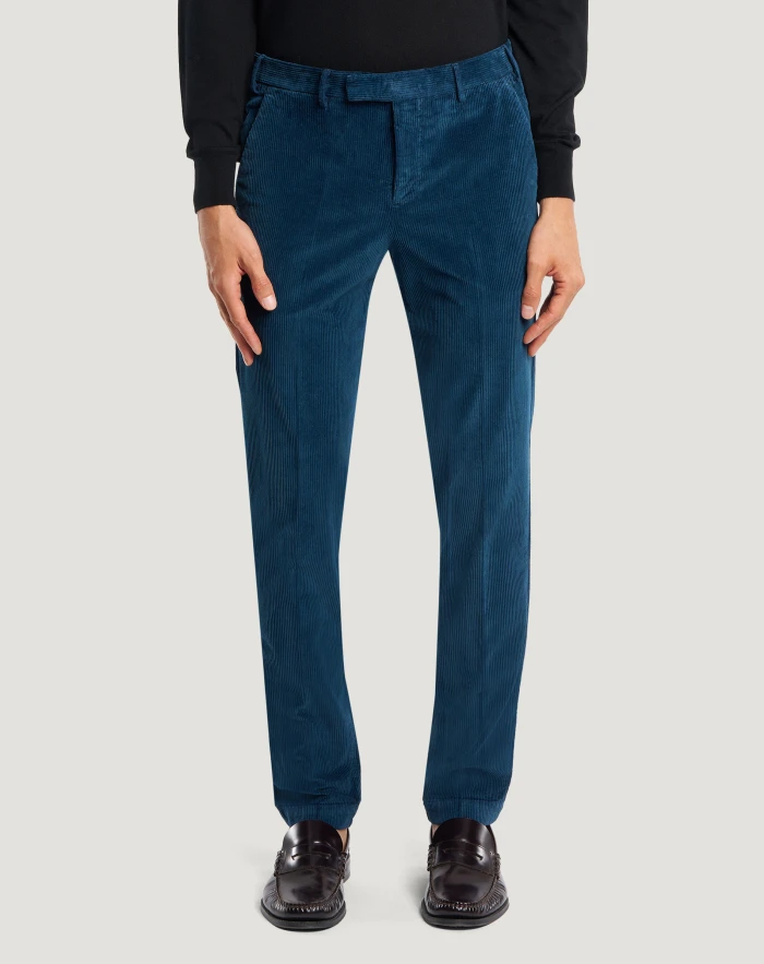 Master trousers in stretch velvet