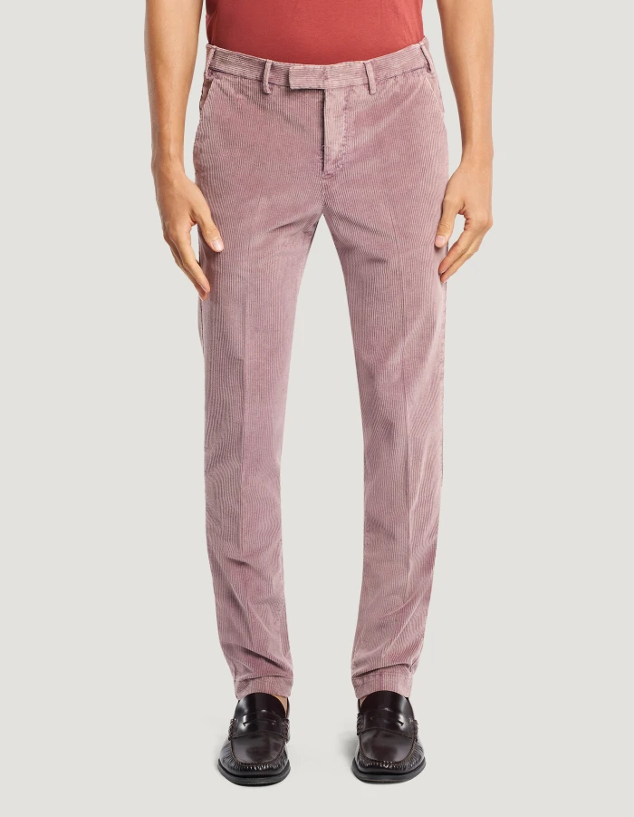 Master trousers in stretch velvet