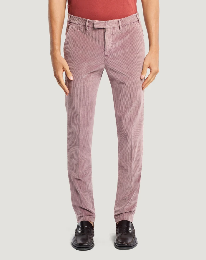 Master trousers in stretch velvet