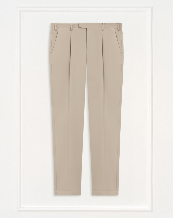 Master trousers in stretch satin