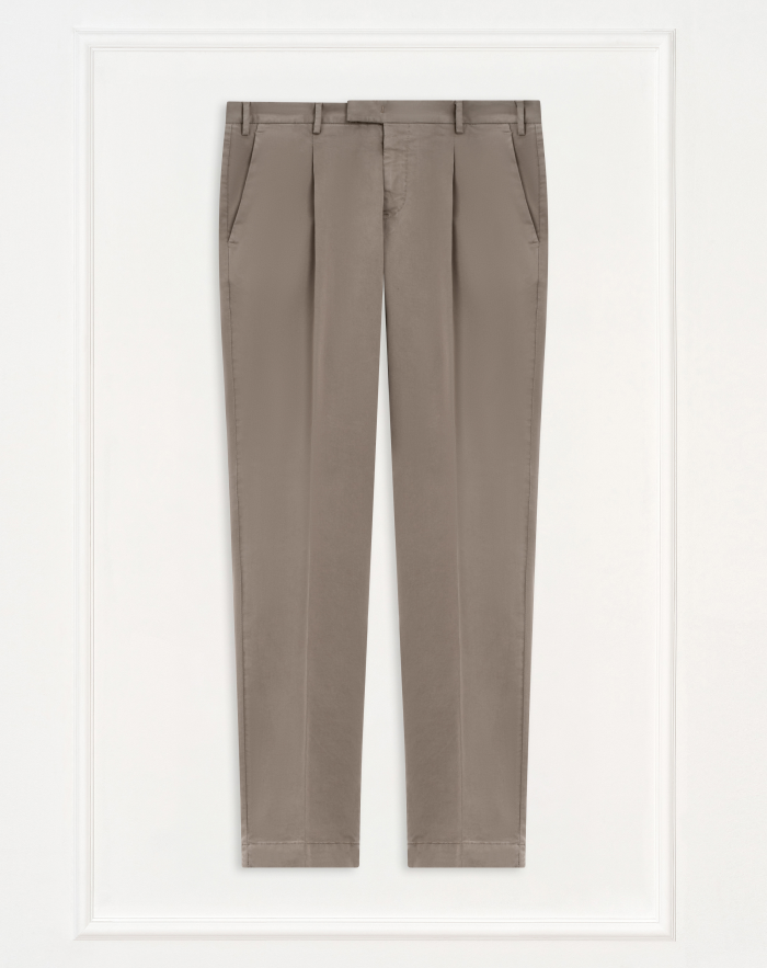 Master trousers in stretch satin