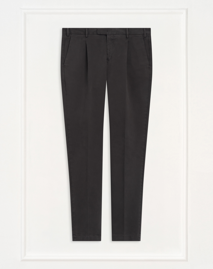 Master trousers in stretch satin