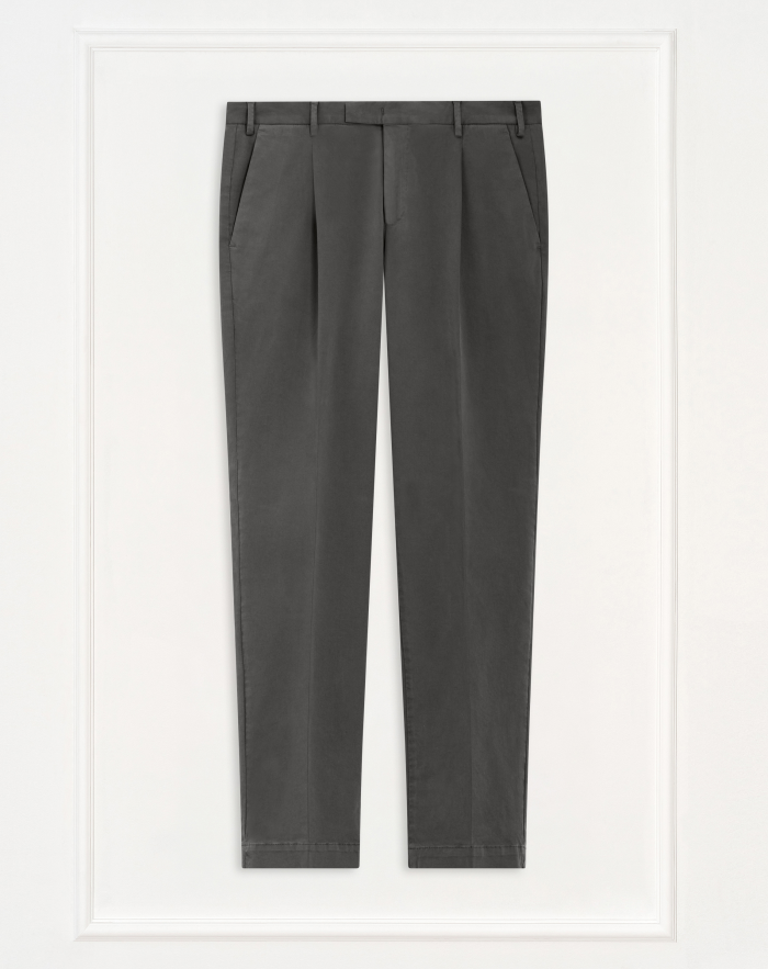 Master trousers in stretch satin