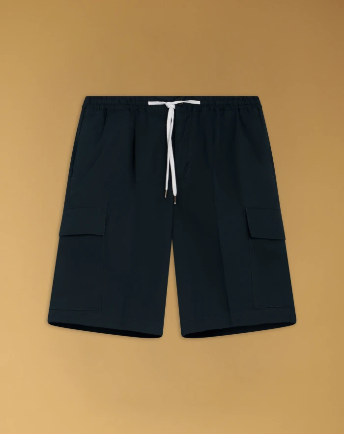 Bermuda shorts in superlight cotton