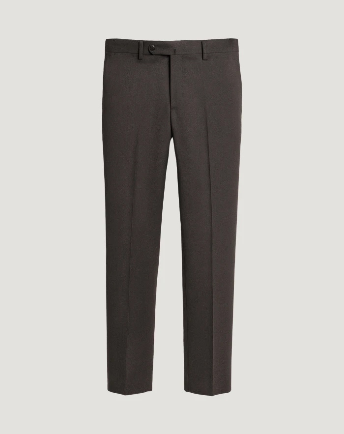 Superslim flannel trousers