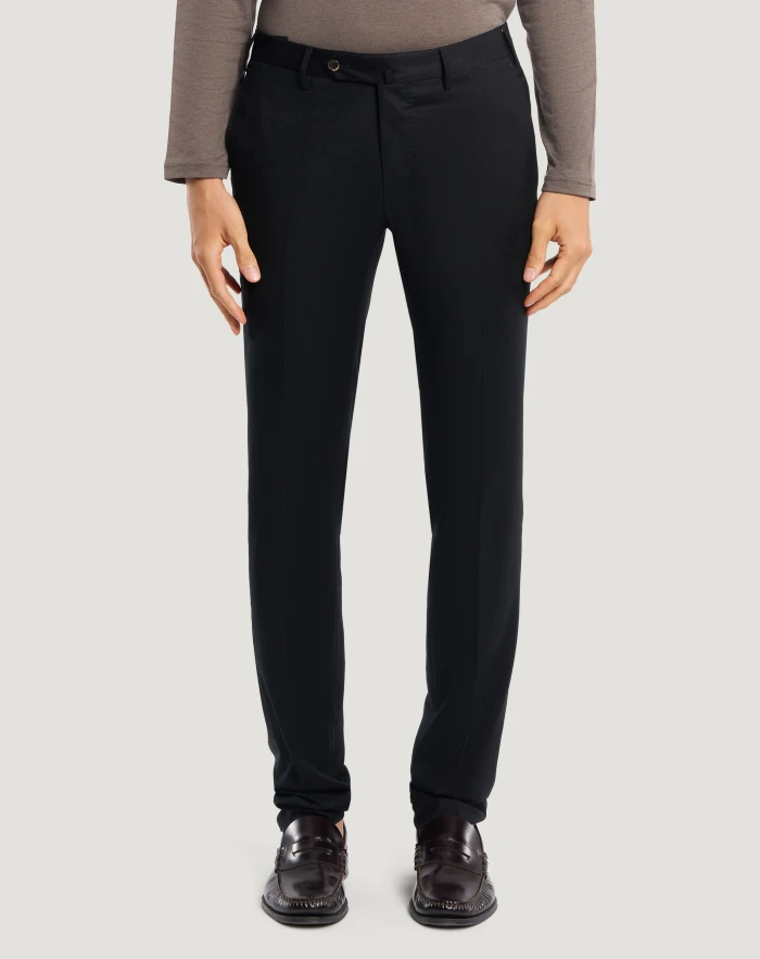 Superslim flannel trousers