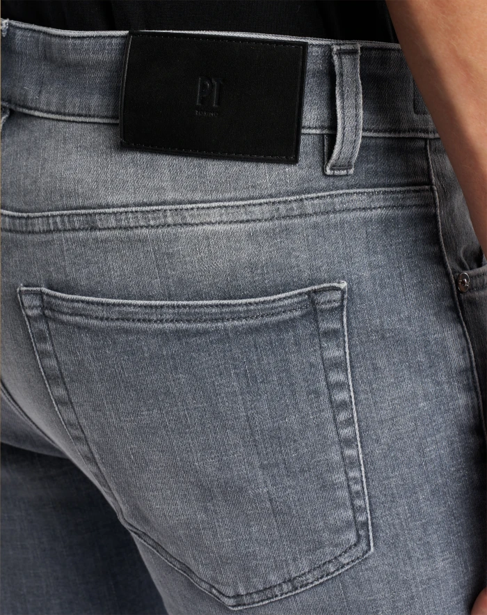 【PT TORINO】 SWING w32 Swing jeans in stretch responsible denim for men, grey | PT Torino