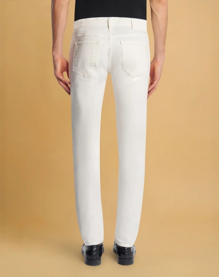 Swing jeans in stretch bull denim for men, white | PT Torino
