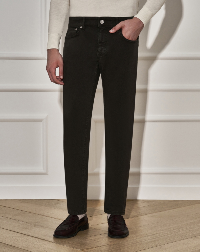 Swing trousers in stretch bull denim
