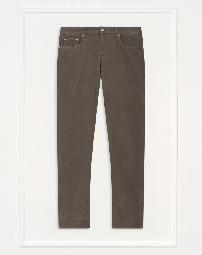 Swing trousers in velvet