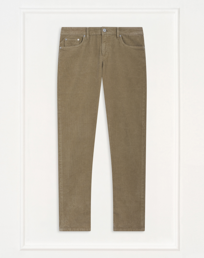 Swing trousers in velvet
