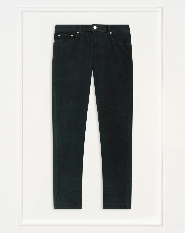 Swing trousers in velvet