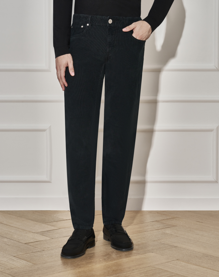 Swing trousers in velvet