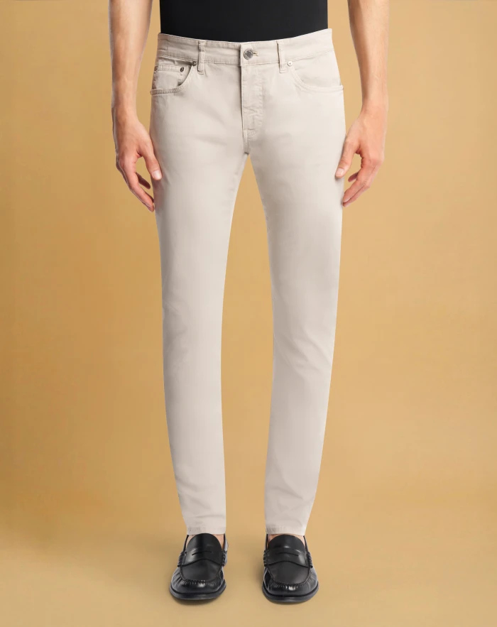 Swing stretch gabardine trousers