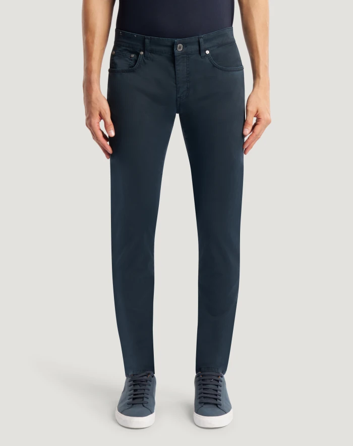 Pantaloni Swing in gabardina stretch